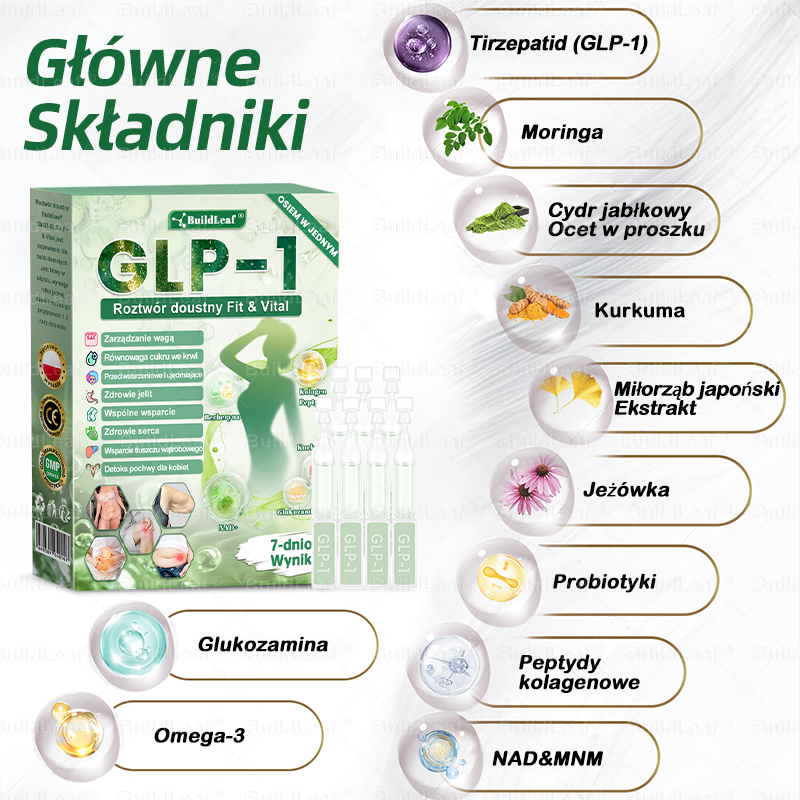 💥Oficjalny sklep Polska | BuildLeaf® GLP-1 8-w-1 Fit & Vital Rozwiązanie (Jednorazowe dziennie, widoczne zmiany w ciągu 7 dni) ✅ Otyłość, zdrowie sercowo-naczyniowe, cukrzyca, bezdech senny, zdrowie jelit, problemy ze stawami i inne.