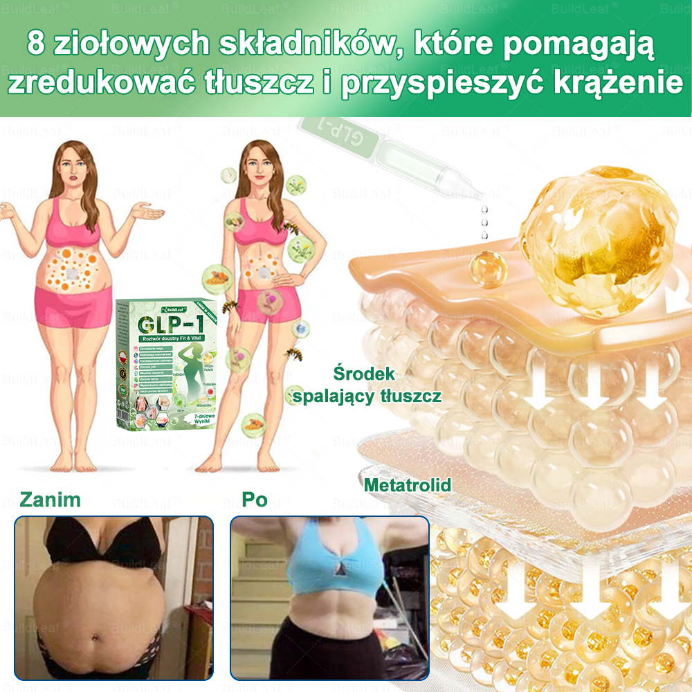 💥Oficjalny sklep Polska | BuildLeaf® GLP-1 8-w-1 Fit & Vital Rozwiązanie (Jednorazowe dziennie, widoczne zmiany w ciągu 7 dni) ✅ Otyłość, zdrowie sercowo-naczyniowe, cukrzyca, bezdech senny, zdrowie jelit, problemy ze stawami i inne.