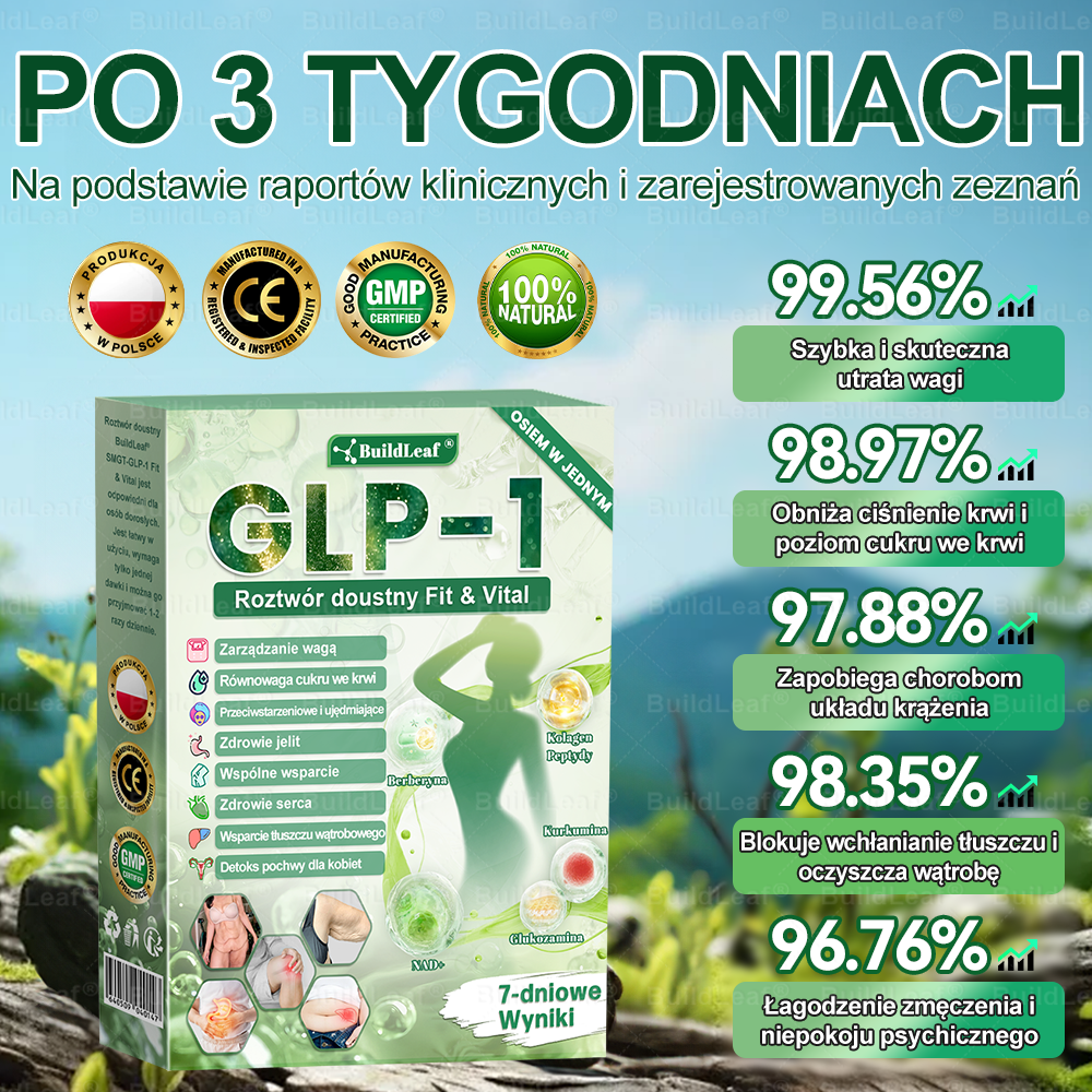 💥Oficjalny sklep Polska | BuildLeaf® GLP-1 8-w-1 Fit & Vital Rozwiązanie (Jednorazowe dziennie, widoczne zmiany w ciągu 7 dni) ✅ Otyłość, zdrowie sercowo-naczyniowe, cukrzyca, bezdech senny, zdrowie jelit, problemy ze stawami i inne.