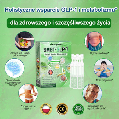 🏥 Klinicznie potwierdzone | CrazyLeaf® SMGT-GLP-1 Slim & Vitality – rozwiązanie doustne na uporczywy tłuszcz, ciśnienie, cukier, stłuszczenie wątroby, ból stawów, zmęczenie, niski poziom energii i zwiotczałą skórę. Lepsze zdrowie, więcej energii!