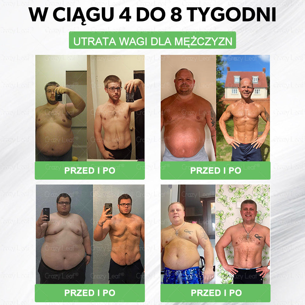 🏥 Klinicznie potwierdzone | CrazyLeaf® SMGT-GLP-1 Slim & Vitality – rozwiązanie doustne na uporczywy tłuszcz, ciśnienie, cukier, stłuszczenie wątroby, ból stawów, zmęczenie, niski poziom energii i zwiotczałą skórę. Lepsze zdrowie, więcej energii!