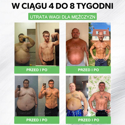 🏥 Klinicznie potwierdzone | CrazyLeaf® SMGT-GLP-1 Slim & Vitality – rozwiązanie doustne na uporczywy tłuszcz, ciśnienie, cukier, stłuszczenie wątroby, ból stawów, zmęczenie, niski poziom energii i zwiotczałą skórę. Lepsze zdrowie, więcej energii!