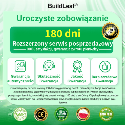 🌻BuildLeaf®Tylko 10 opakowań! Skorzystaj z wyjątkowej 30% zniżki już teraz! Nie przegap swojej szansy—taka oferta nie pojawi się ponownie aż do przyszłego roku. Działaj szybko! 180-dniowa gwarancja zwrotu pieniędzy